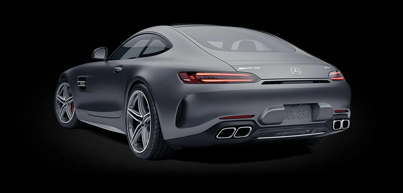 Design du coupé Mercedes-AMG GT, GT S et GT C 2018