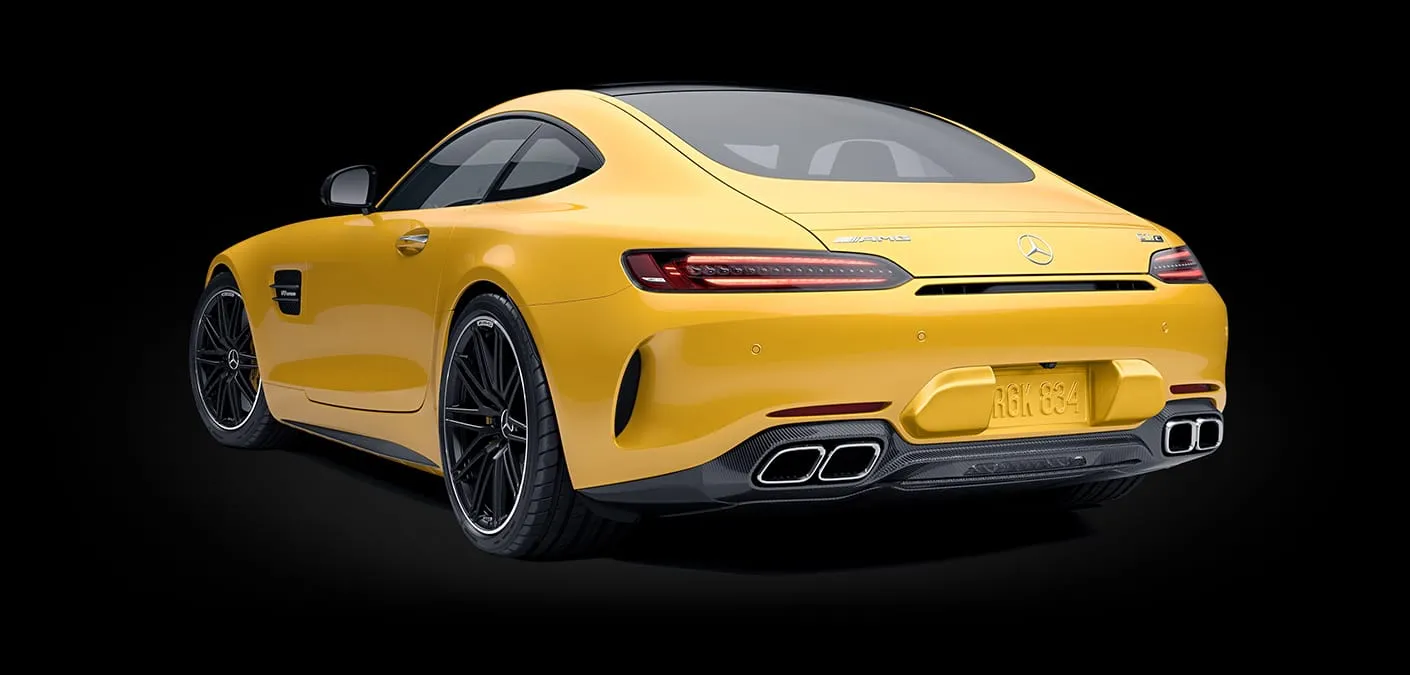 Design du coupé Mercedes-AMG GT, GT S et GT C 2018