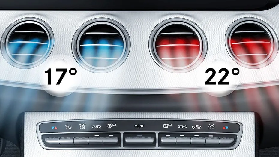 THERMATIC dual-zone automatic climate control