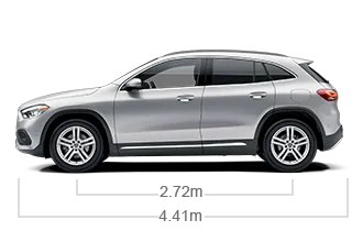 vehicle side view dimensions