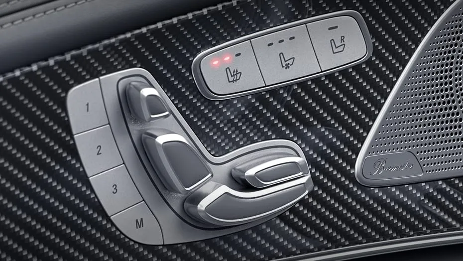 Heated power AMG sport front seats