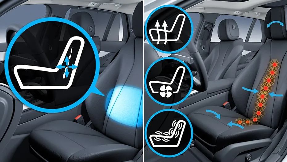 Drive Dynamic multicontour front seats with massage