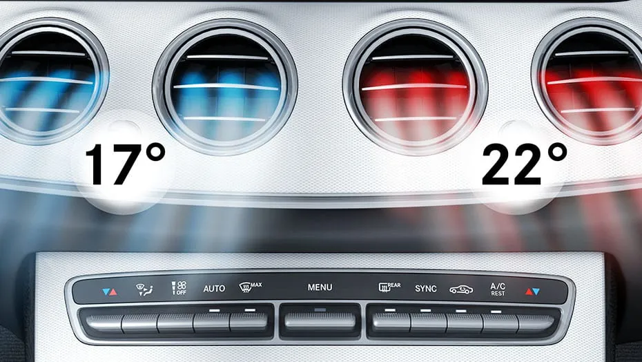 THERMATIC dual-zone automatic climate control