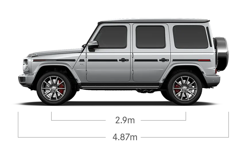 vehicle side view dimensions