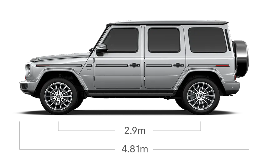 vehicle side view dimensions