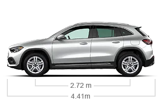 vehicle side view dimensions