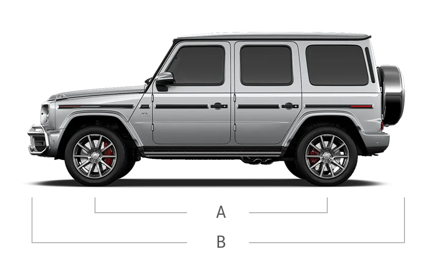 vehicle side view dimensions