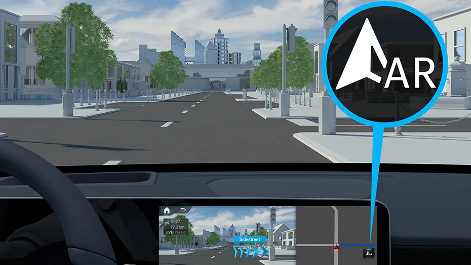 MBUX augmented reality for navigation