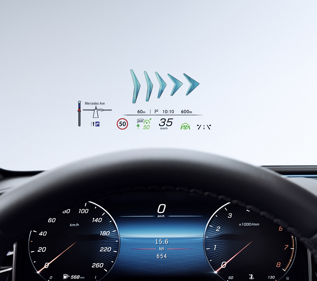 3rd-gen MBUX (the Mercedes-Benz User Experience) is smarter, quicker to respond, can understand more languages. And it can learn and update over time, and over the air.