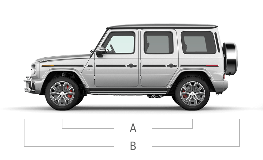 vehicle side view dimensions