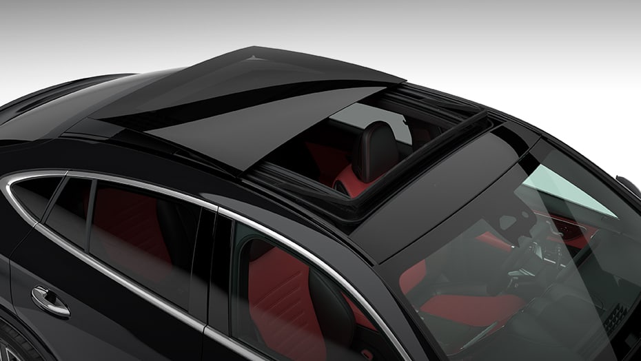 Panoramic sunroof
