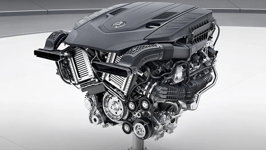 V8 biturbo de 4,0 L avec propulsion semi-hybride