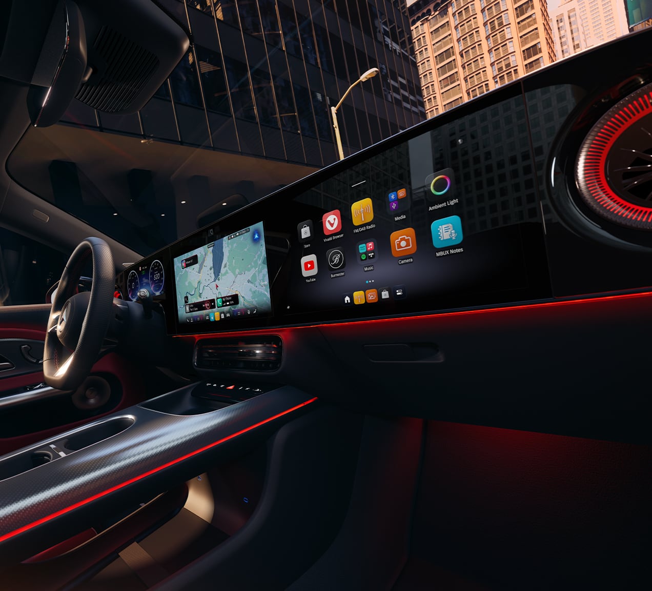 Widescreen dash