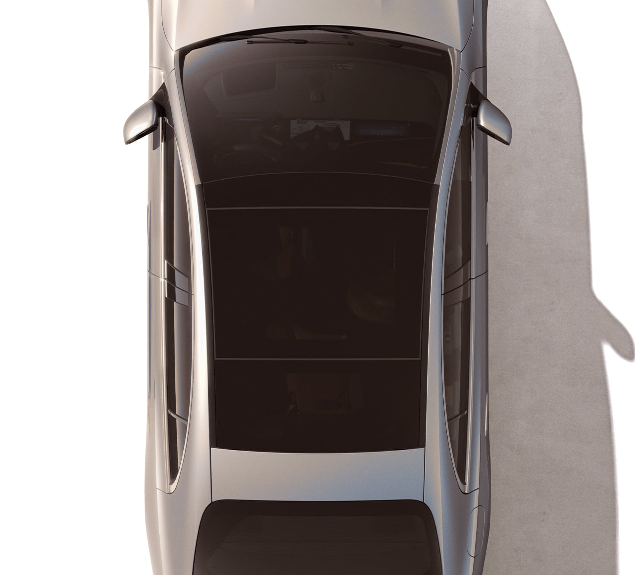 Standard panoramic sunroof