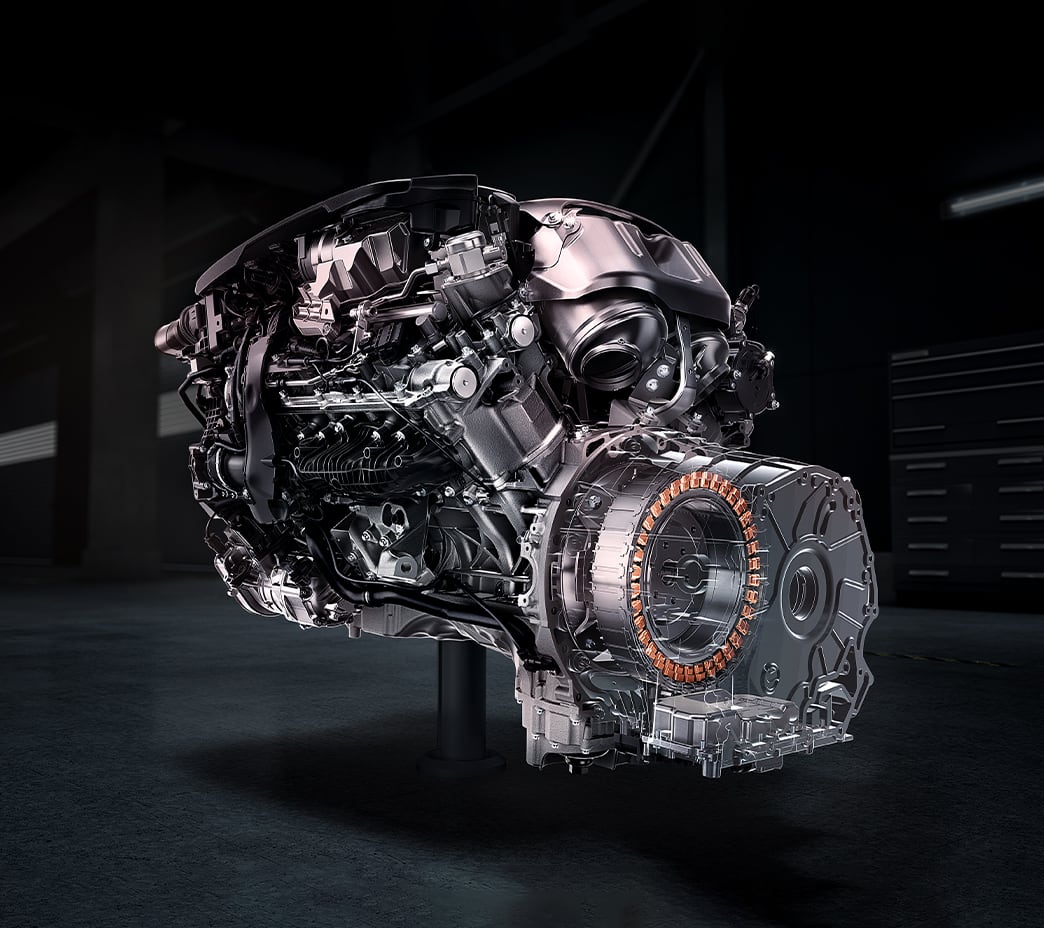 Handcrafted biturbo V8